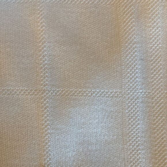 Burberry Golf Polo Shirt with White Shadow Check Pattern Tipped in Lime Green. - Picture 4 of 10